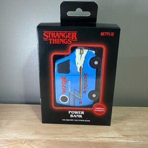 Stranger Things Hellfire Club The Squawk Van Power Bank WSQK Charger New Netflix